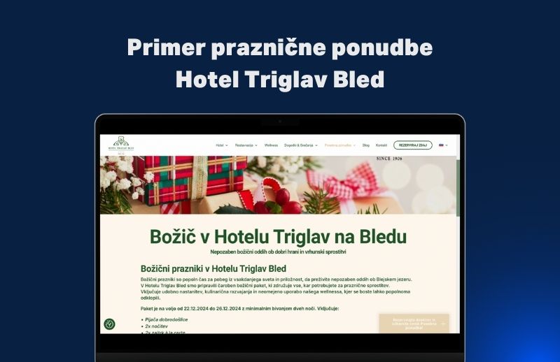 Praznična ponudba hotela Triglav Bled
