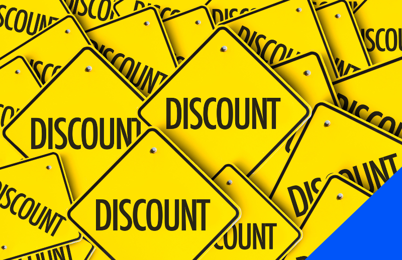 Discount sign